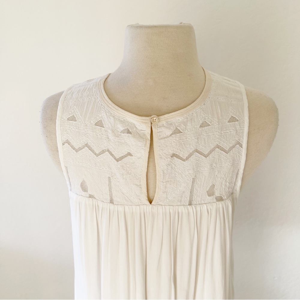 Aritzia Wilfred Allier Boho Peasant Dress in White Oak | Small - Picture 7 of 10